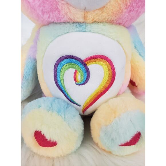 Large Jumbo Care Bear 14" Togetherness Bear 2021 Plush- Basic Fun! - Picture 3 of 5